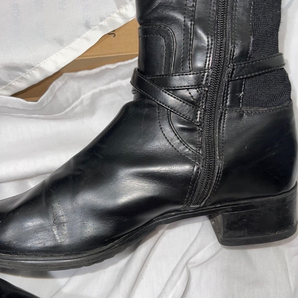 Etienne Aigner E-Celine Black Knee-High Boots - Picture 11 of 11